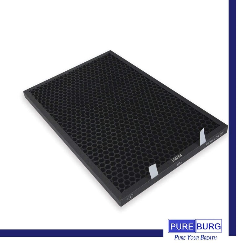 PUREBURG Replacement Filter Set Compatible with Bissell Air220 (2609A) Air Purifier, Replaces Part 2678 & 2677,H13 HEPA + Activated Carbon Filter 4-Stage Filtration Air Clean Dust - Image 4